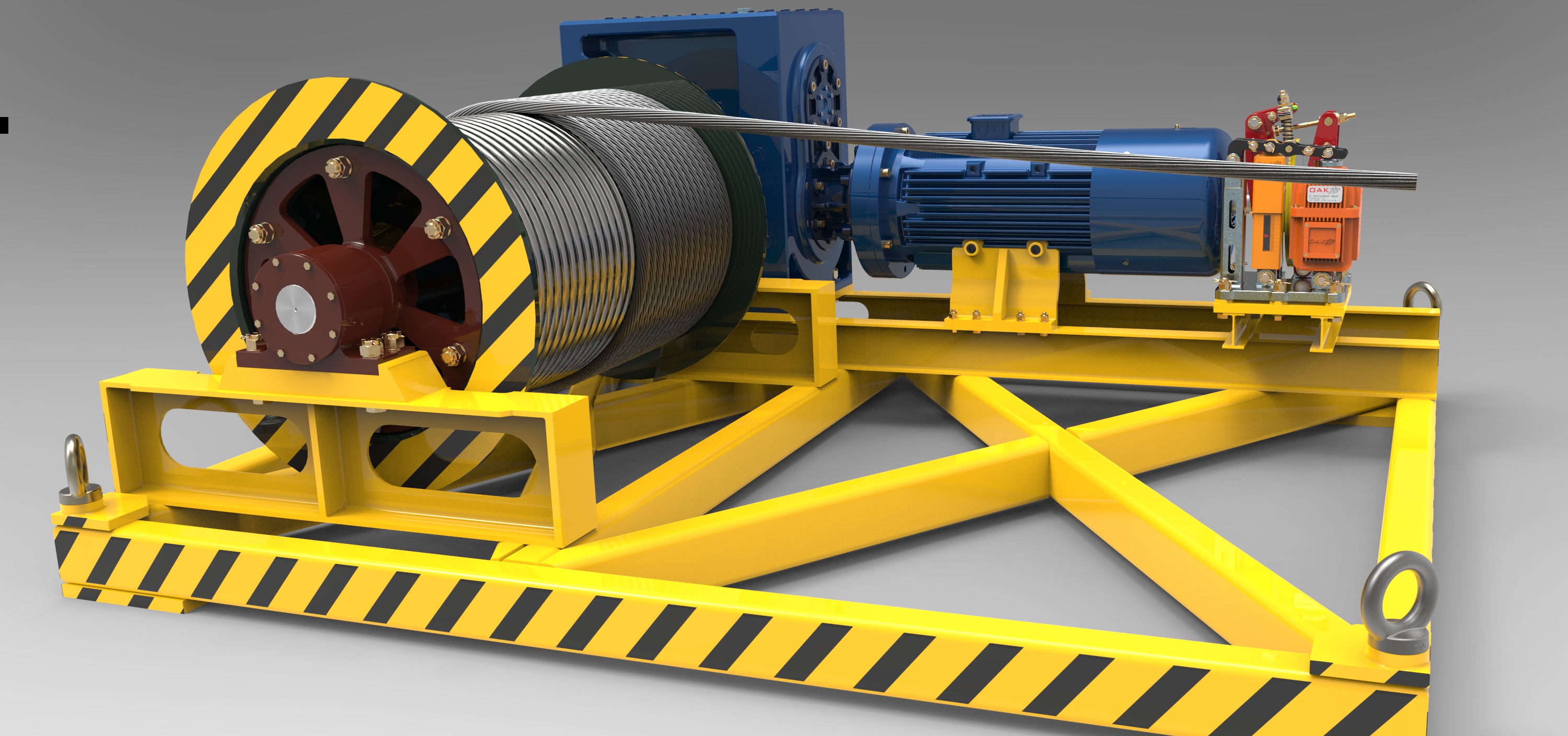 塔式起重机起重装置3D数模图纸 STEP格式