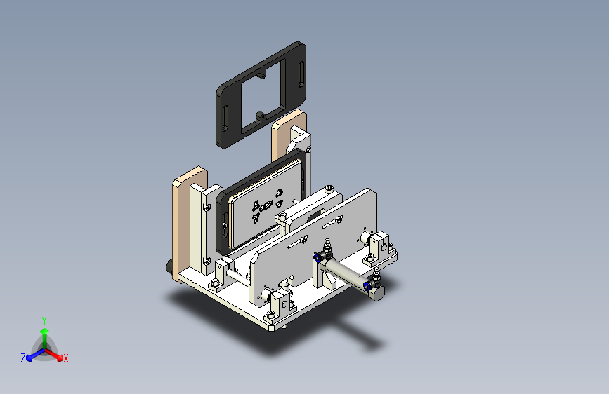 插座耐久试验台3D数模图纸+step格式