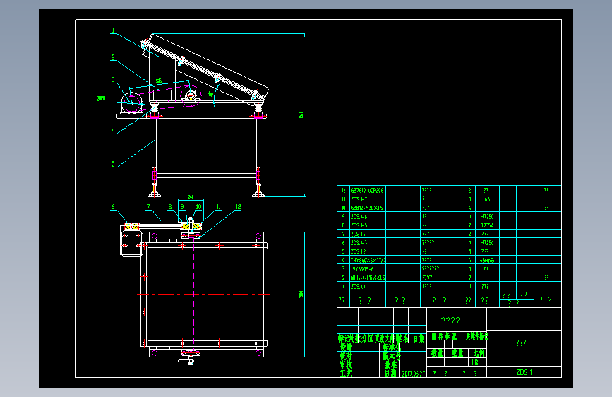 过滤筛全套CAD