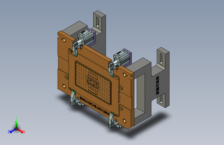B9403-A-CNC2笔记本CNC工装夹具三维模型-铣LOGO-220816