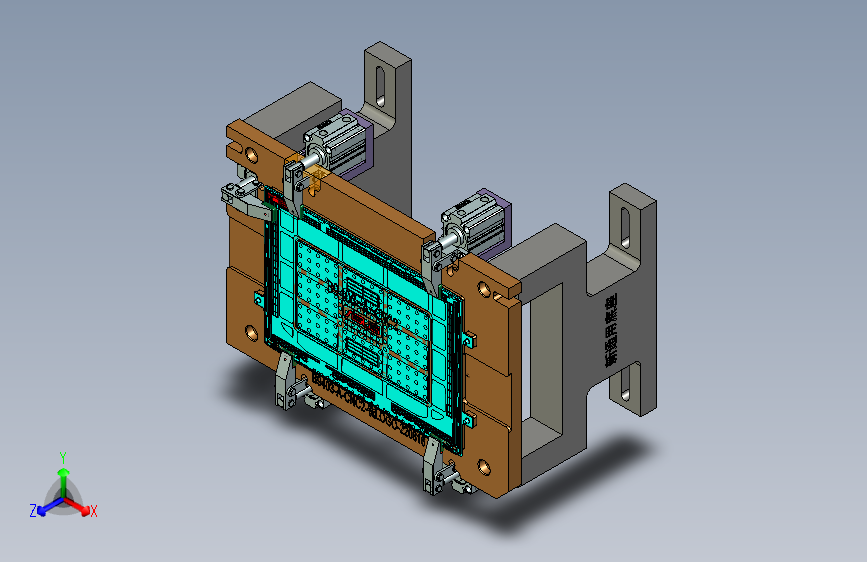 B9403-A-CNC2笔记本CNC工装夹具三维模型-铣LOGO-220908