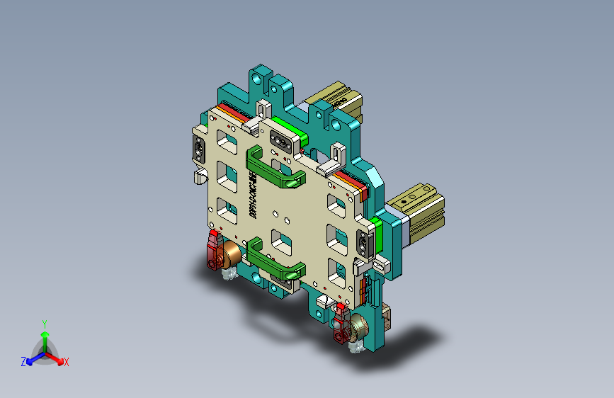 DDP31-D-笔记本CNC工装夹具三维模型CNC7验证治具-200408