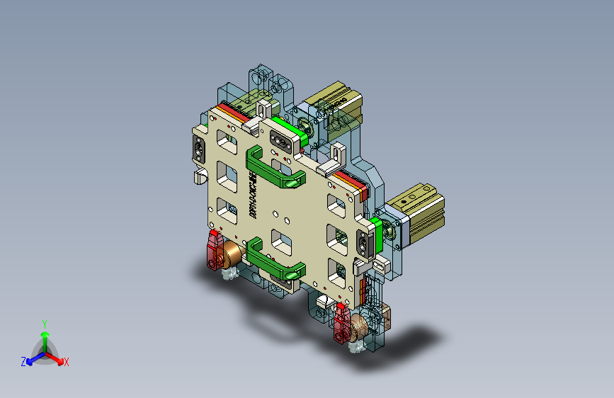 DDP31-D笔记本CNC工装夹具三维模型-CNC7验证治具设变图档-200422