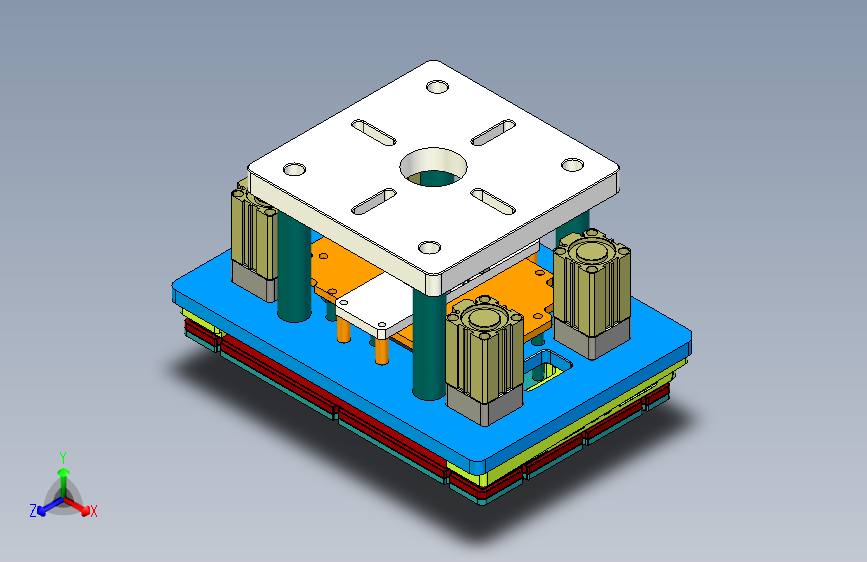 EDA50-笔记本CNC工装夹具三维模型CNC6-181230