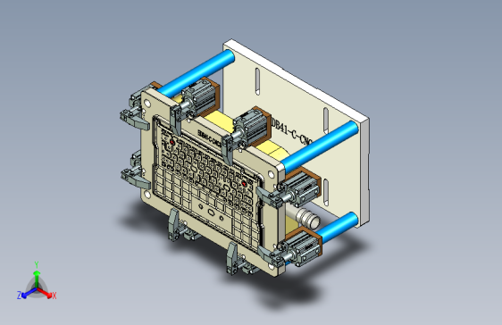EDB41-C笔记本CNC工装夹具三维模型-CNC3-191113