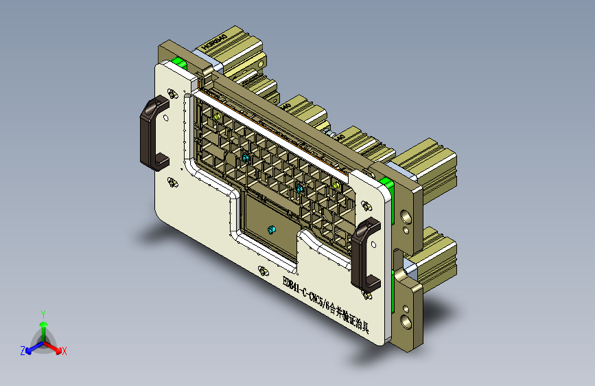 EDB41-C笔记本CNC工装夹具三维模型-CNC56合并验证治具-190213