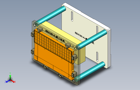 EDC30-A-笔记本CNC工装夹具三维模型重工治具-190314