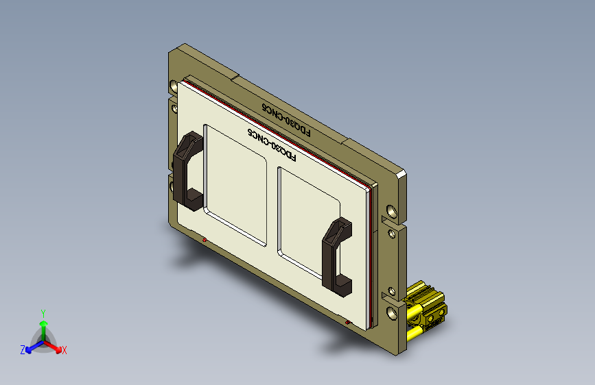 FDQ30-笔记本CNC工装夹具三维模型CNC5-190408