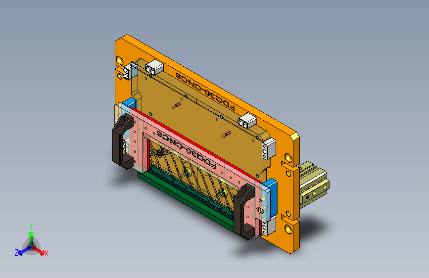 FDQ30-笔记本CNC工装夹具三维模型CNC6-190411