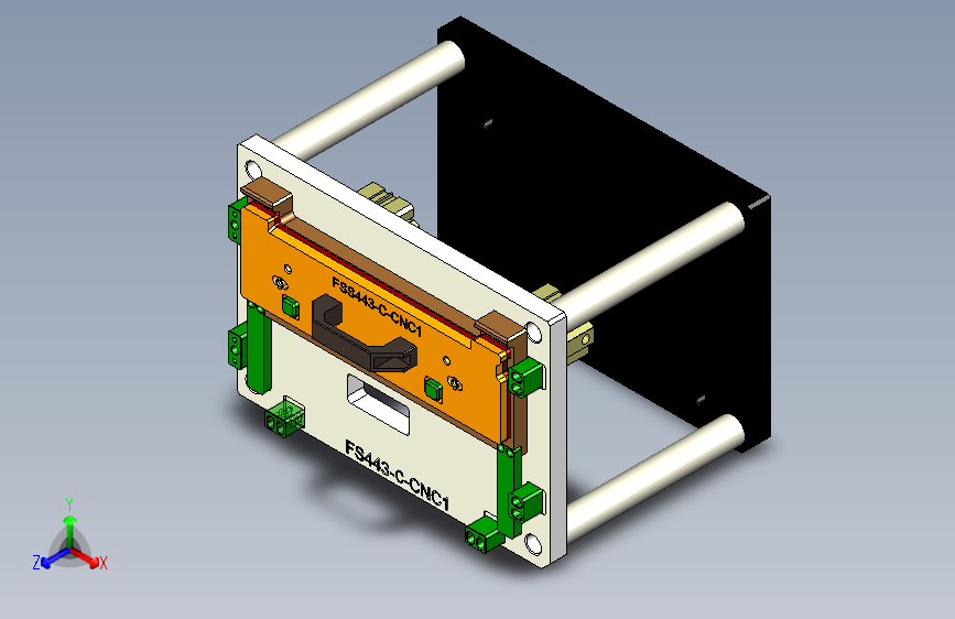 FS443-C笔记本CNC工装夹具三维模型-CNC1-190325