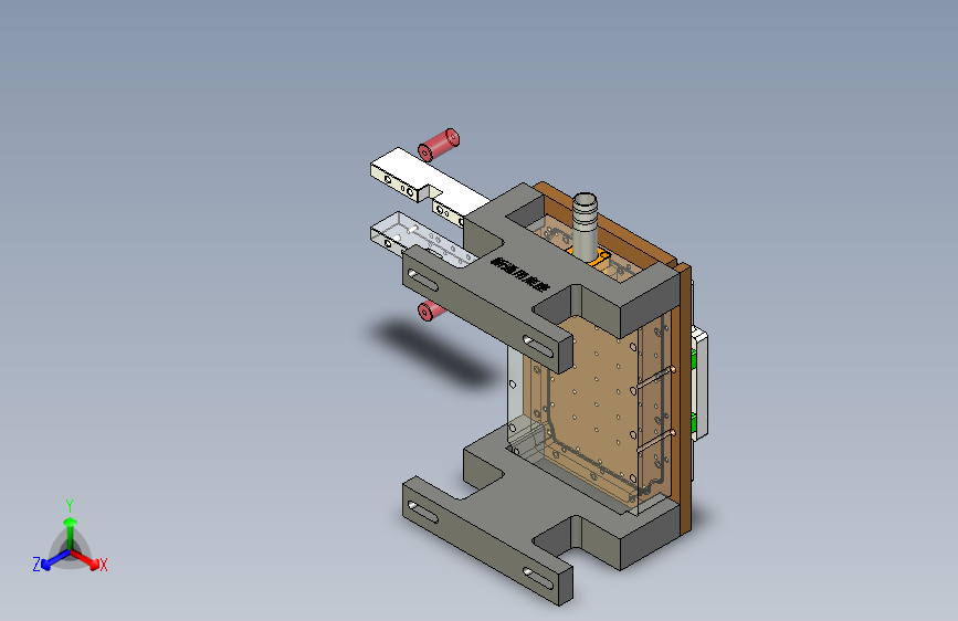 gds50-D笔记本CNC工装夹具三维模型-CNC1铣端面-200916