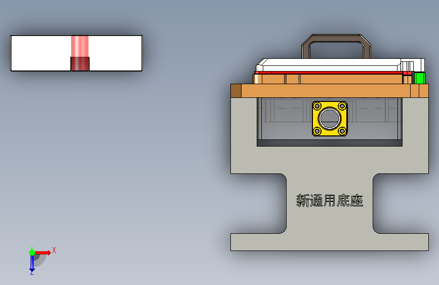 gds50-D笔记本CNC工装夹具三维模型-CNC1铣端面-200916 俯视图