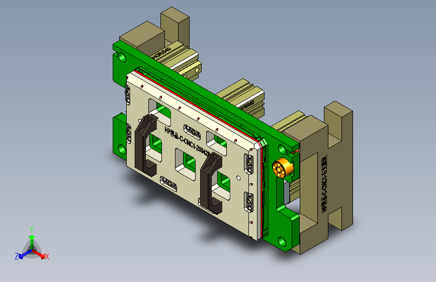 HP NCT-C-笔记本CNC工装夹具三维模型CNC1-200429
