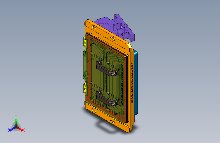 JG1-A-CNC6笔记本CNC工装夹具三维模型铣侧壁-矮机台电磁铁版-210319