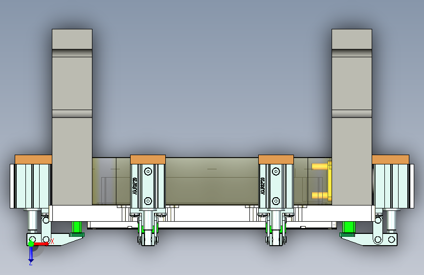 JG1-A-笔记本CNC工装夹具三维模型CNC1铣内腔锻造版-210202 俯视图