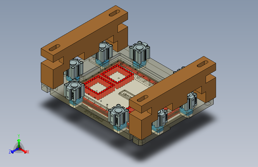 K1-A-笔记本CNC工装夹具三维模型CNC2-电磁铁