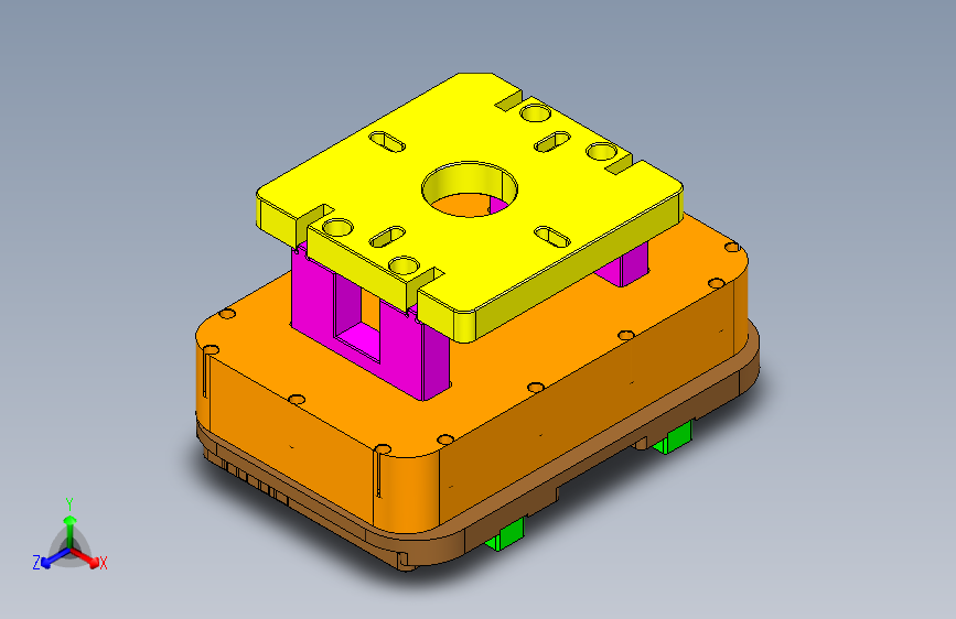 T3300-A-笔记本CNC工装夹具三维模型CNC2铣侧孔-211122