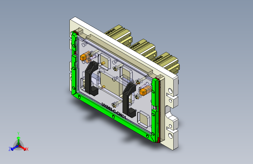 UX563-C-笔记本CNC工装夹具三维模型CNC1-190321