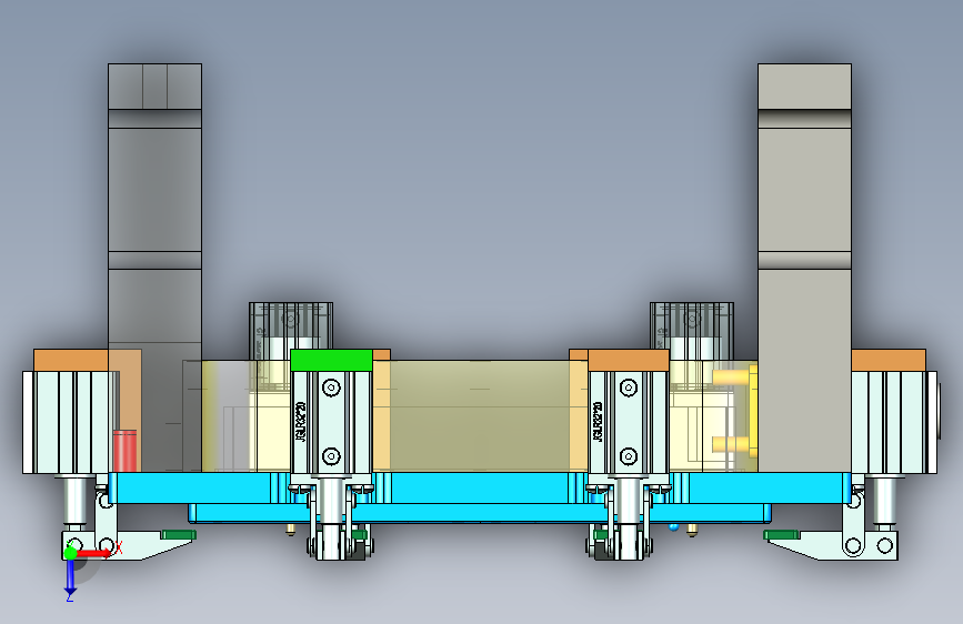 X1-A-笔记本CNC工装夹具三维模型CNC6-200727 俯视图