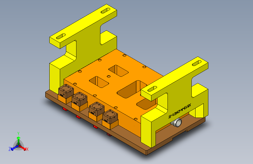 X513-A-笔记本CNC工装夹具三维模型CNC1