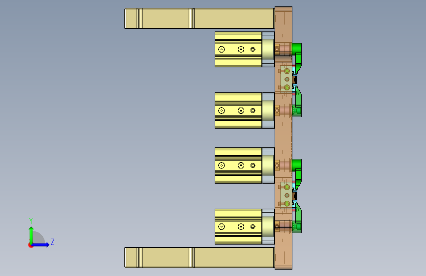 旭创0687-小件CNC工装夹具三维模型CNC1机加版铣内腔-210122 左侧视图