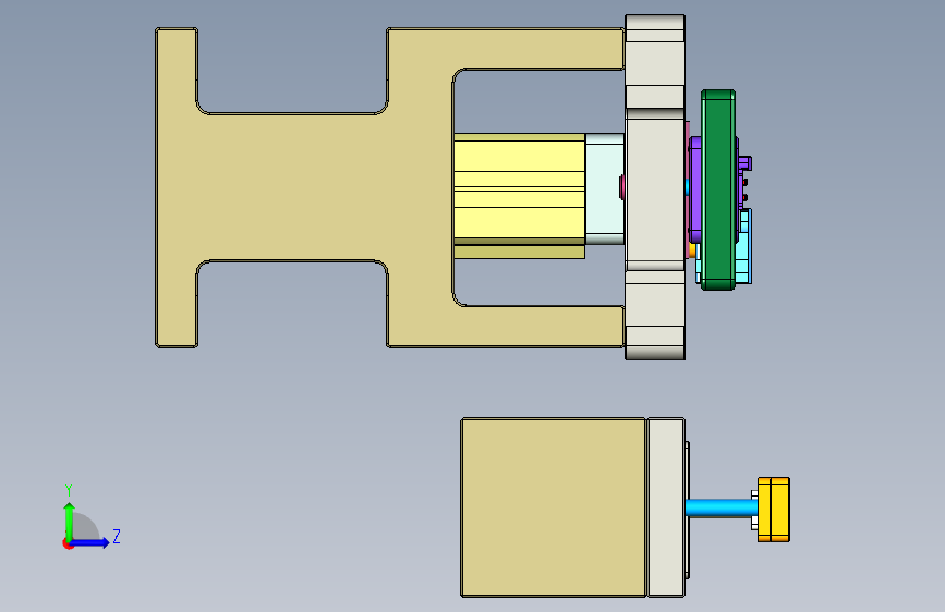 320-0690-小零件CNC工装夹具三维模型CNC2反面及内腔结构加工治具-快换版-200907_Parasolid_模型图纸下载 – 懒石网