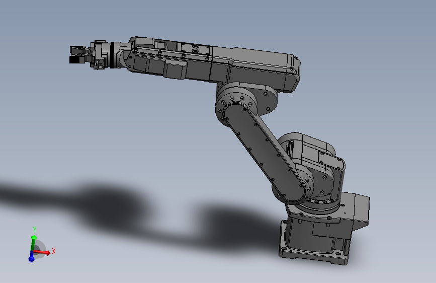 工业机械臂3D数模图纸+Solidworks设计