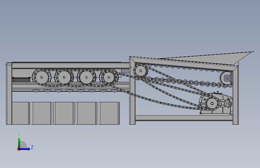 橙子滚筒式分级机设计分选机3D+CAD装配图 零件图