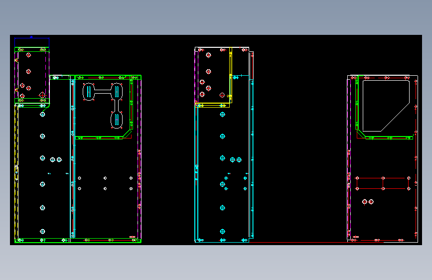 KYN28-12全套cad生产图图钣金柜