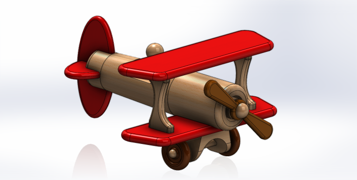 木制玩具飞机