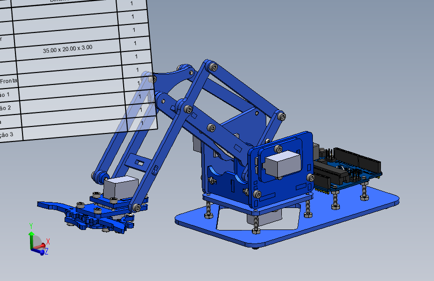 MeArm V1.0机械臂sw23可编辑_SOLIDWORKS 2022_模型图纸下载 – 懒石网