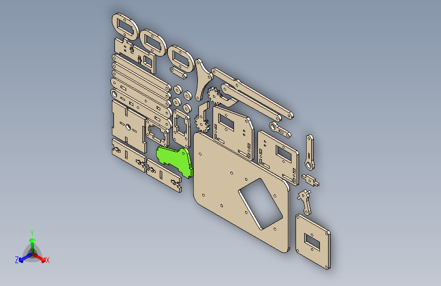 MeArm V0.41-4自由度机械臂step