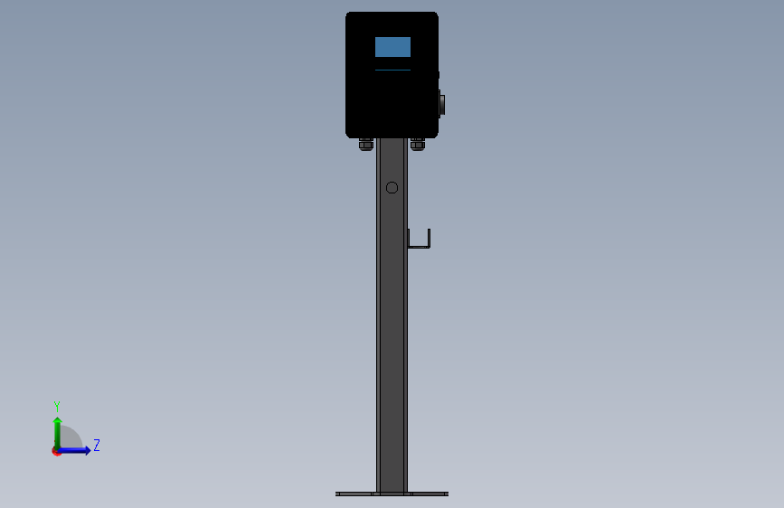 D1293-立式分体充电桩三维SW2018带参