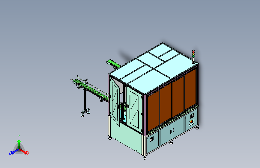 单机丝印设备step