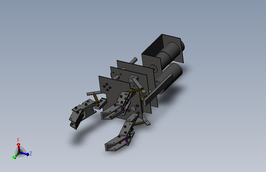机械型夹持器（需要特征识别）