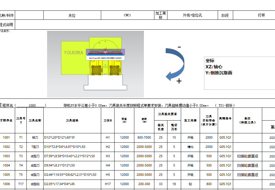 长条金属转轴铣外观面程序模型