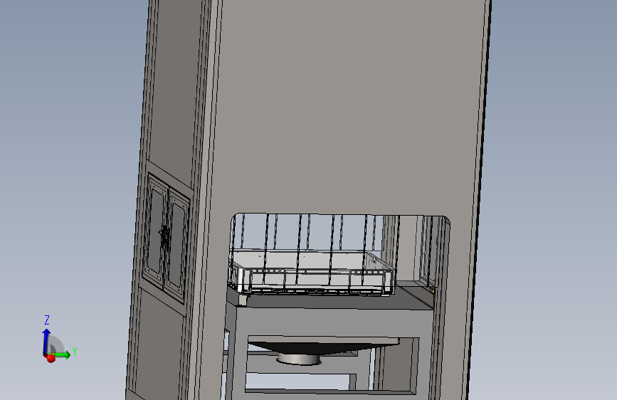 单箱风淋门3D