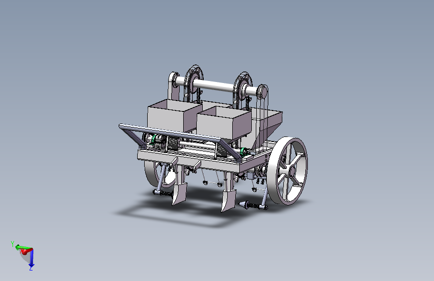 马铃薯覆膜播种机（sw20可编辑+cad）