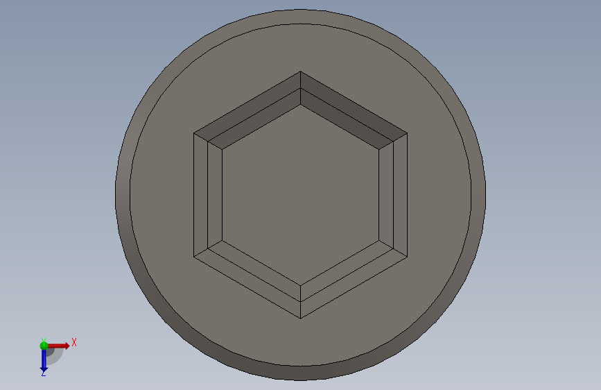 Screw_DIN_912_M1.4x3F_A2.SLDPRT公制内六角螺钉
