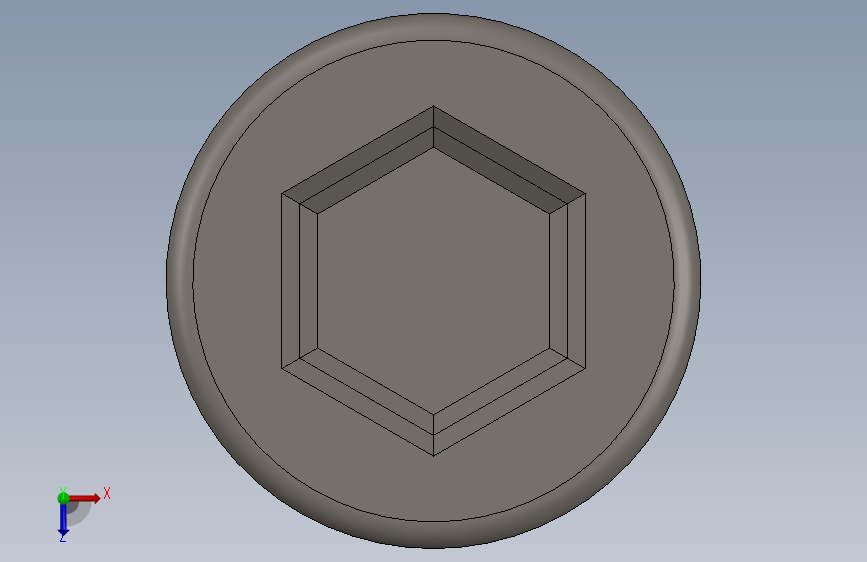 Screw_DIN_912_M1.6x6F_A2.SLDPRT公制内六角螺钉