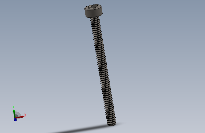 Screw_DIN_912_M1.6x20F_A2.SLDPRT公制内六角螺钉