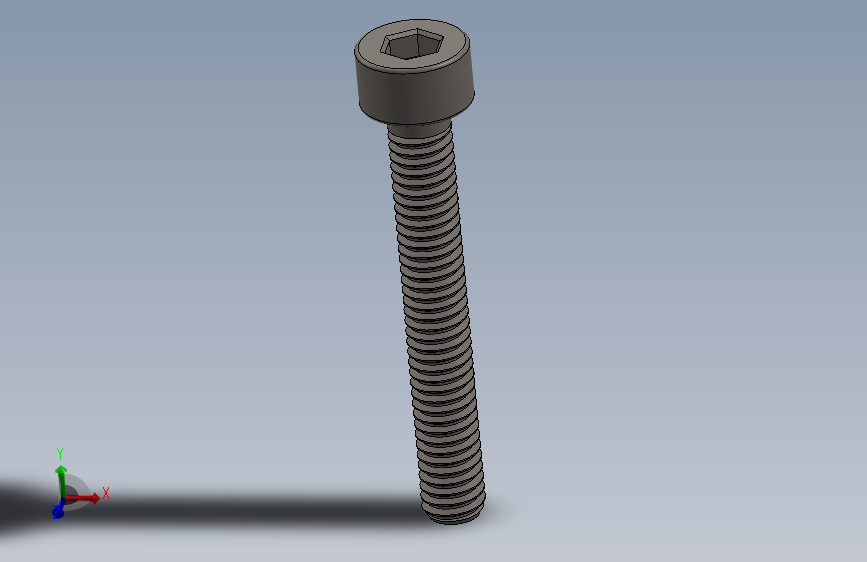 Screw_DIN_912_M2.5x18_A2.SLDPRT公制内六角螺钉