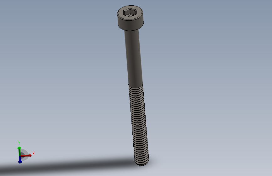 Screw_DIN_912_M2.5x30_A2.SLDPRT公制内六角螺钉