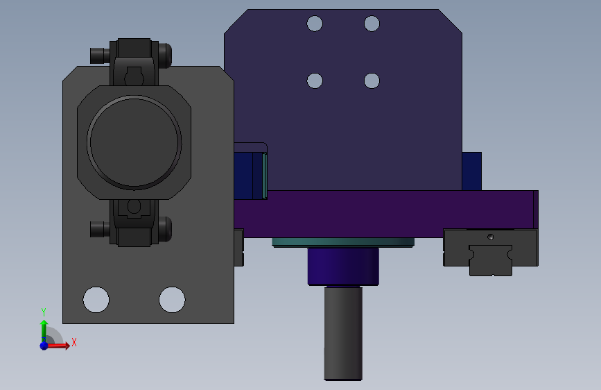 齿轮齿条对中夹紧机构 Solidworks 2023 模型图纸下载 懒石网