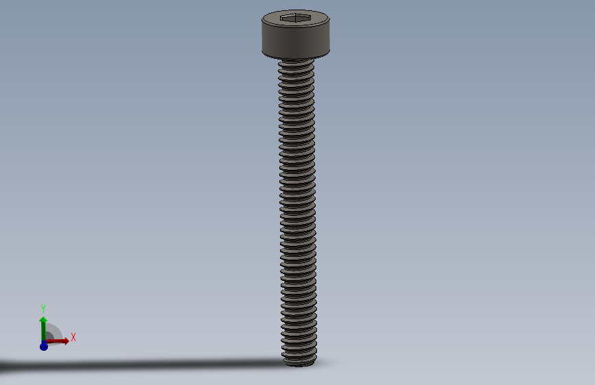 Screw_DIN_912_M2x18F_A2.SLDPRT公制内六角螺钉