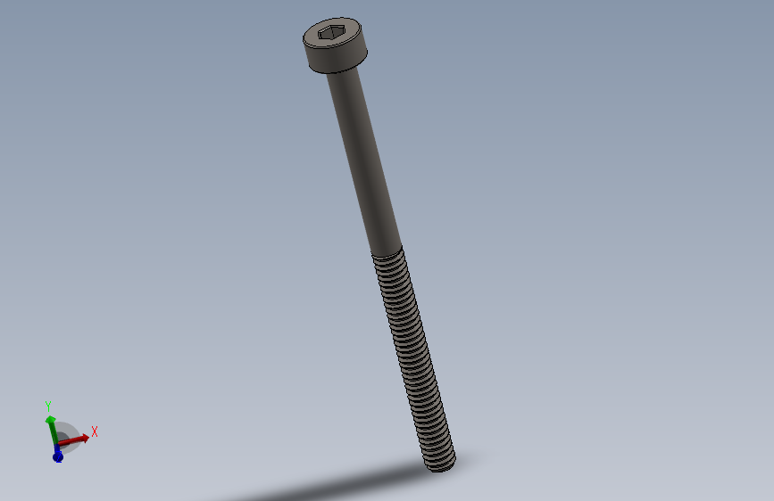 Screw_DIN_912_M2x30_A2.SLDPRT公制内六角螺钉