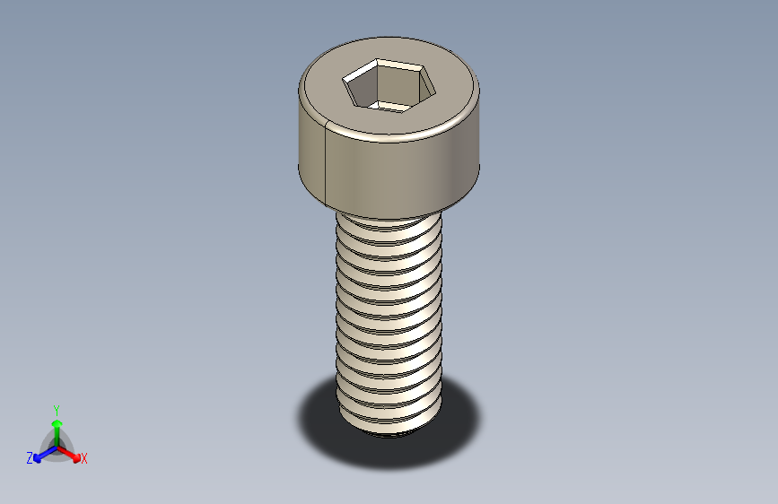 Screw_DIN_912_M3.5x10F_A2.STEP公制内六角螺钉