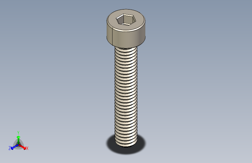 Screw_DIN_912_M3.5x20F_A2.STEP公制内六角螺钉