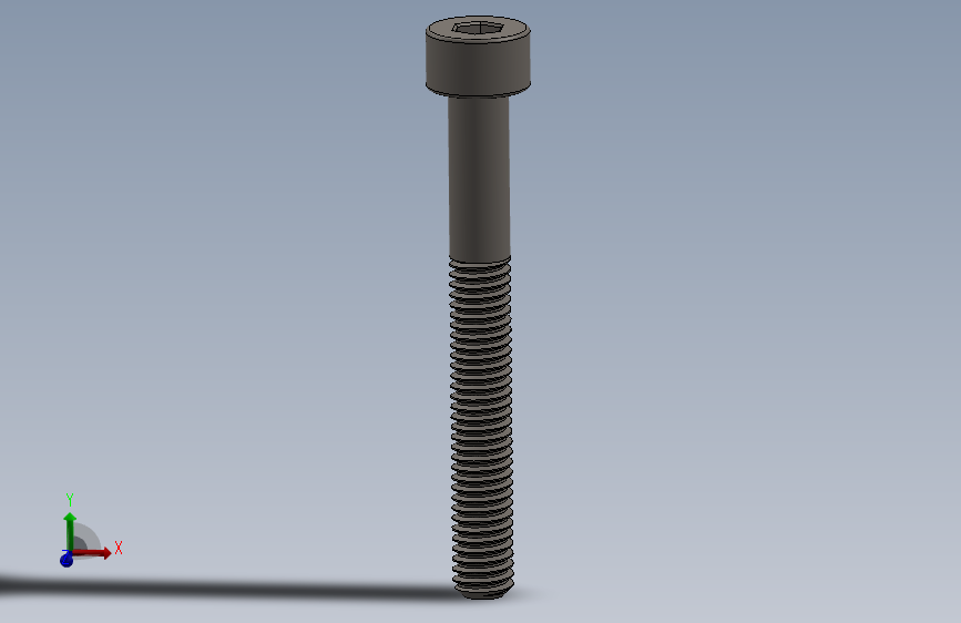 Screw_DIN_912_M3.5x30_A2.SLDPRT公制内六角螺钉