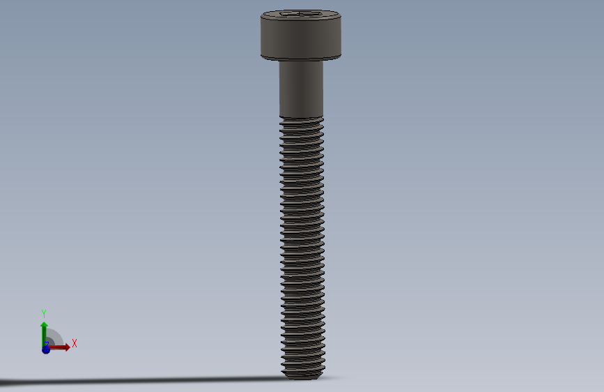 Screw_DIN_912_M3x22_A2.SLDPRT公制内六角螺钉